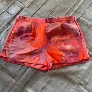 J Crew Orange and Pink Shorts